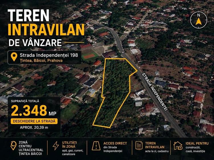 Teren de 2348 mp, în Ultracentral