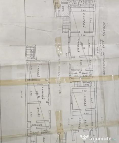Casă cu 7 camere cu Teren 726 Mp în Traian