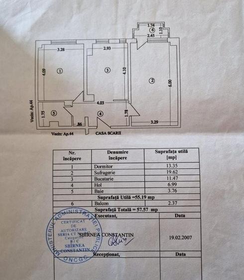 Apartament cu 2 camere decomandat în Capitol