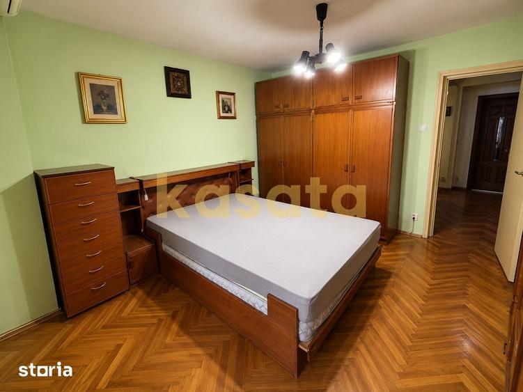 Apartament cu 3 camere decomandat, mobilat în Decebal