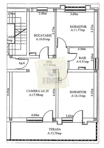 Apartament 3 Camere + Terasa 14mp | Loc parcare inclus | Selimbar - 12