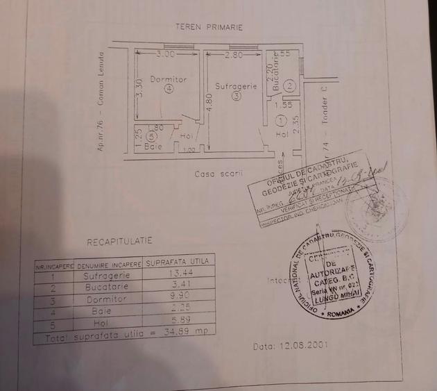 Apartament cu 2 camere semidecomandat în Sud