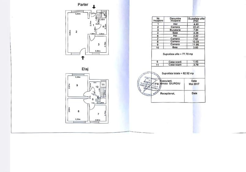 Duplex cu 4 camere cu Canalizare în Alexandriei