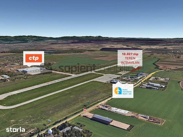 Teren intravilan zona Aeroportului Interna?ional Oradea - 1