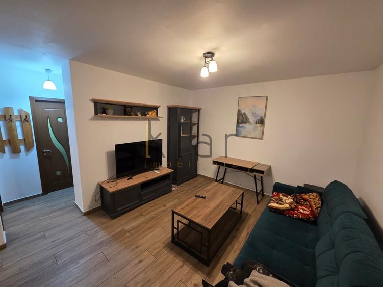 Apartament cu 2 camere semidecomandat, mobilat în Florești