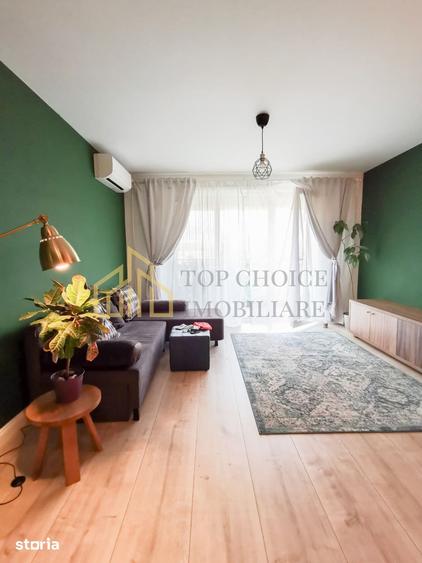 Apartament cu 2 camere, mobilat în Sisești