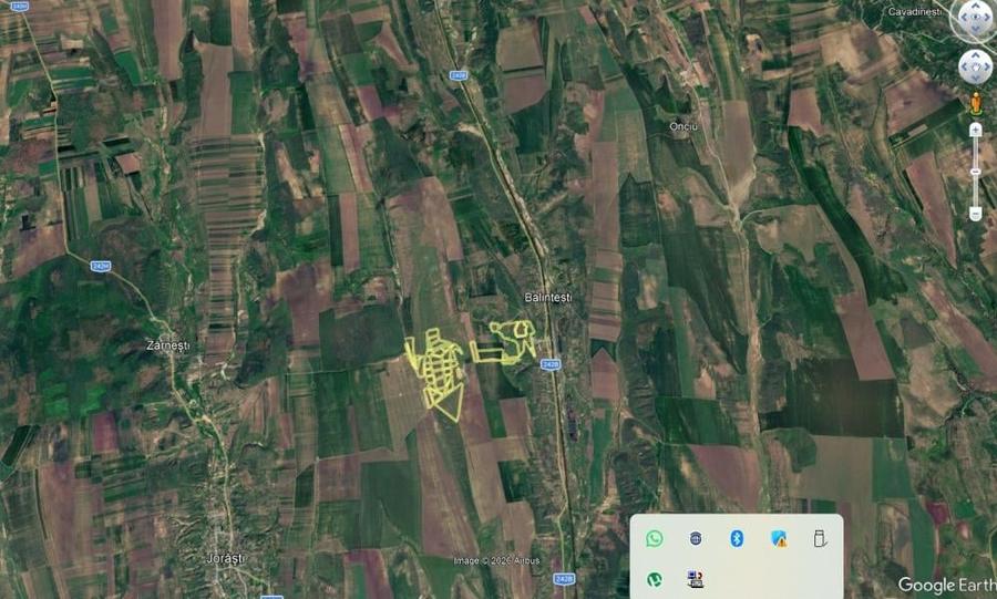 Teren intravilan în Balintești