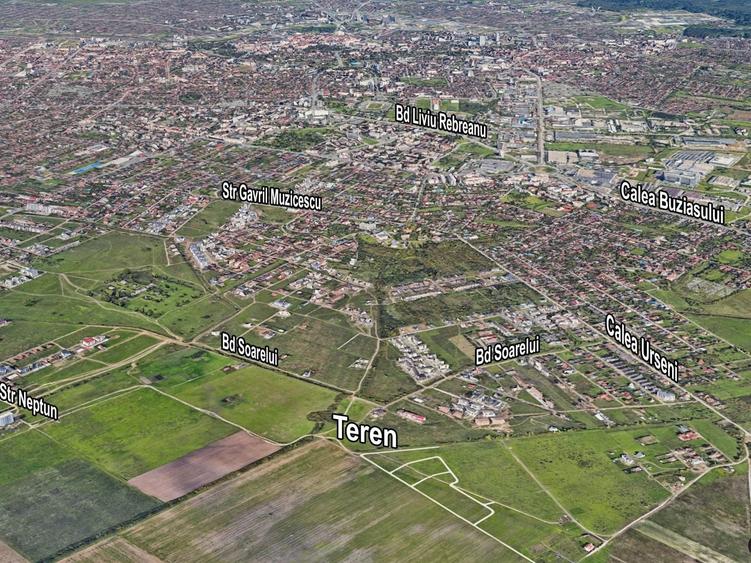Teren Construcții intravilan de 1006 mp, în Giroc