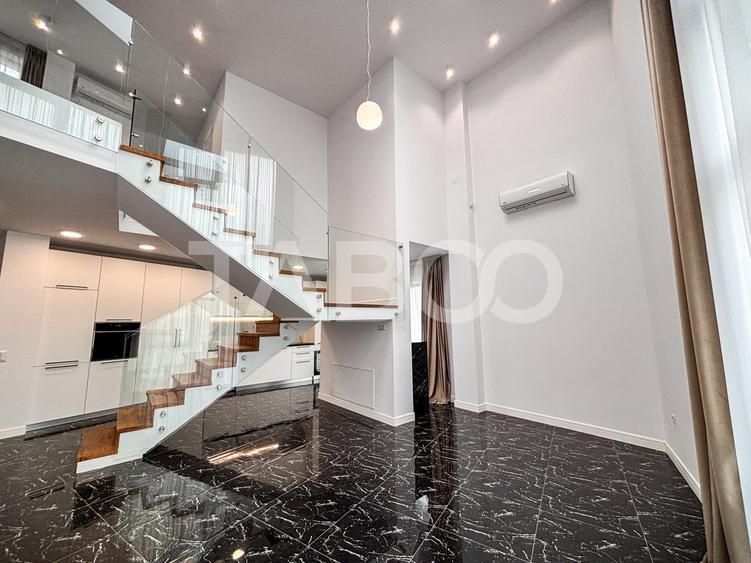 Penthouse cu 5 camere semidecomandat, mobilat în Gheorgheni