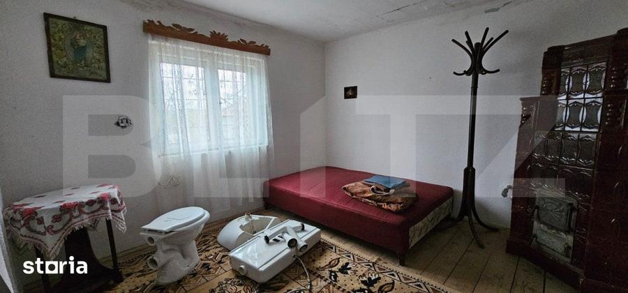Casă cu 2 camere cu Teren 1200 Mp în Brănești