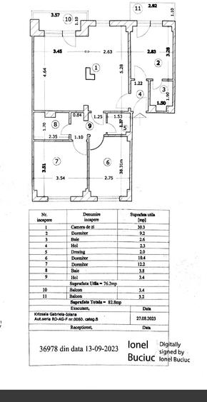 Apartament cu 4 camere decomandat în Ultracentral