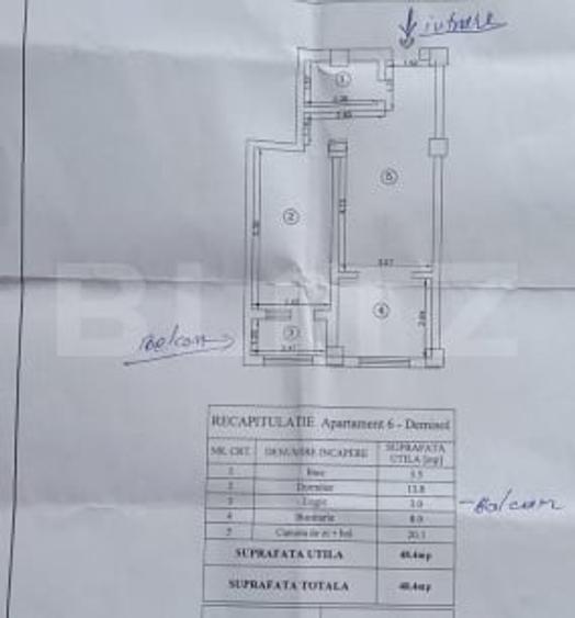 Apartament 2 camere, 45.50 mp, zona Valea Lupului - 7