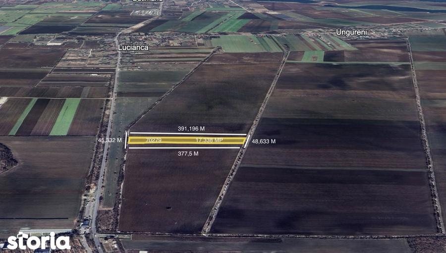 Teren de 68514 mp, în Butimanu