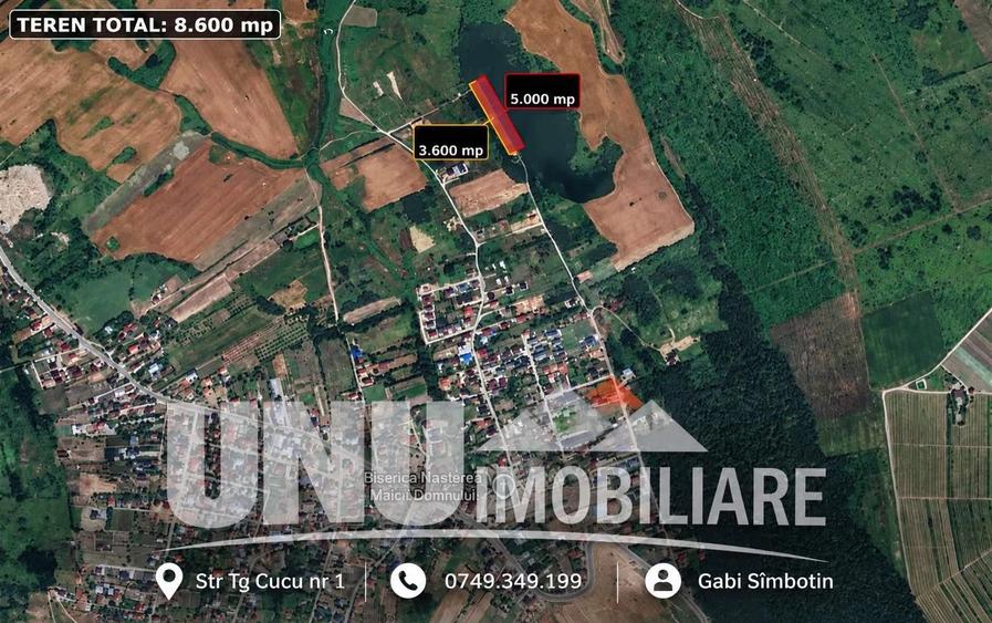 Teren intravilan de 8600 mp, în Central