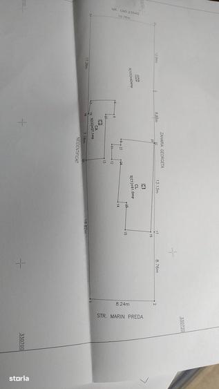 Casă cu 2 camere cu Teren 420 Mp în Central
