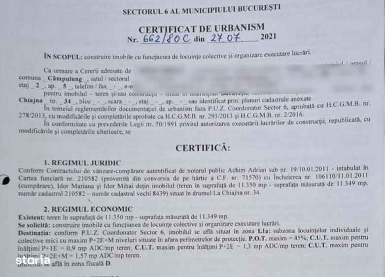 Teren intravilan 590 mp, constructii sau investitie - Sector 6 - 1