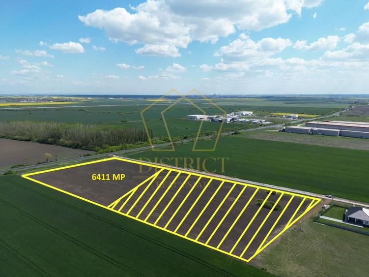 Teren Construcții intravilan de 6411 mp, în Sânandrei