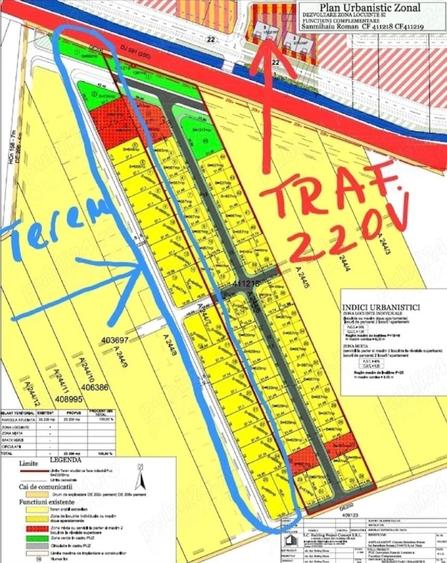 Teren Construcții de 23200 mp, în Sânmihaiu Român
