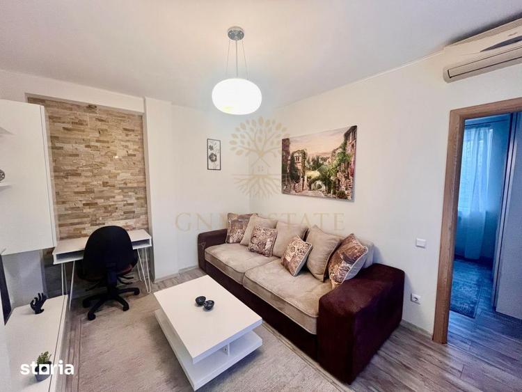 Apartament cu 2 camere semidecomandat, mobilat în Moșilor