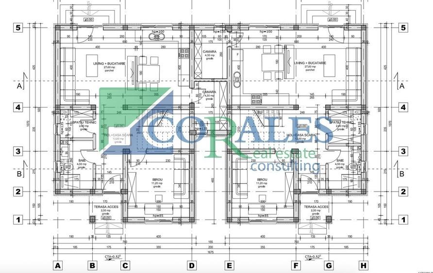 Duplex cu 5 camere cu Canalizare în Ghiroda