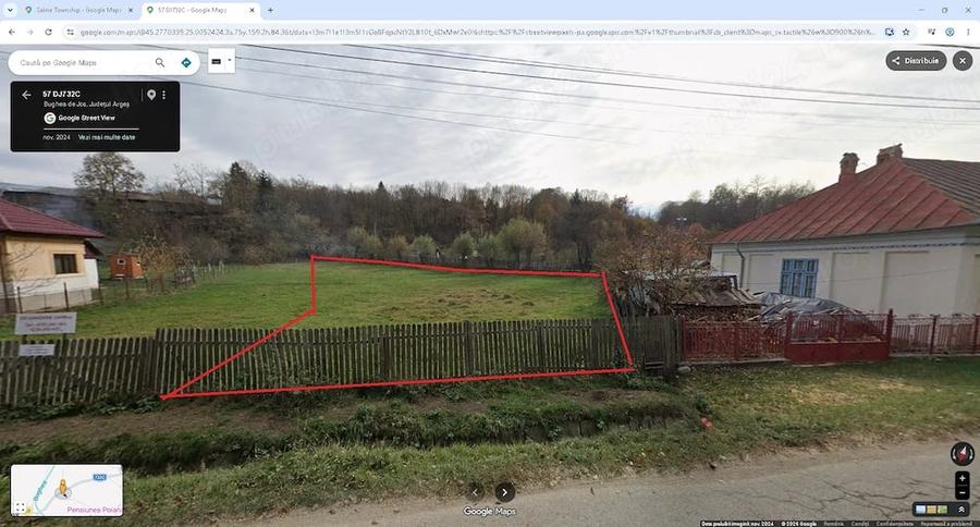 Teren de 1154 mp, în Bughea de Jos
