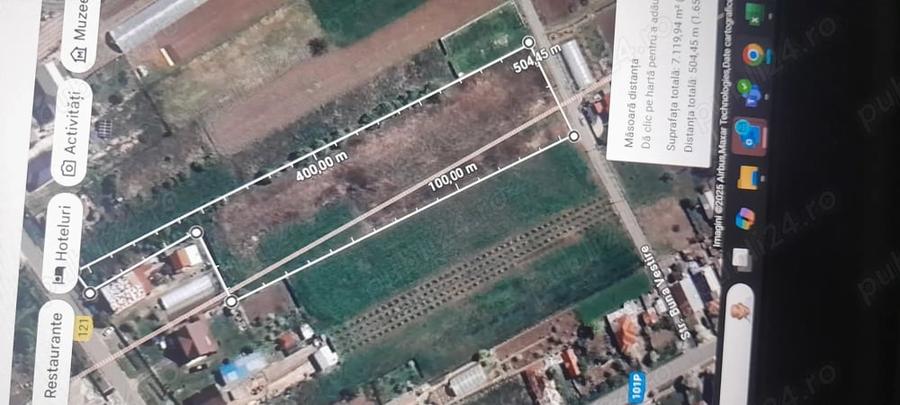 Teren de 7000 mp, în Brătășanca