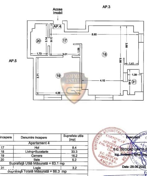 Apartament cu 2 camere decomandat în Tăbăcărie