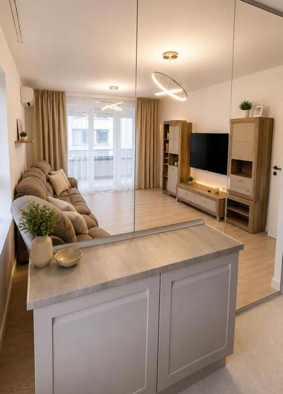 Apartament cu 2 camere decomandat, mobilat în Bucureștii Noi