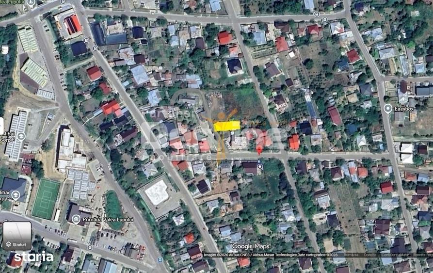 Teren Intravilan 325 - 350 mp - Valea Lupului - Centru - 1