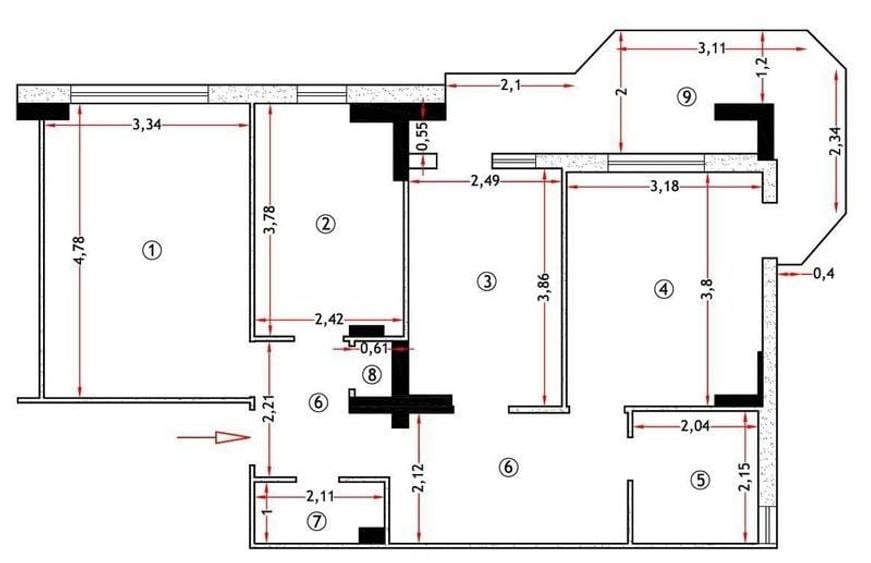 Apartament cu 3 camere decomandat în Păcurari