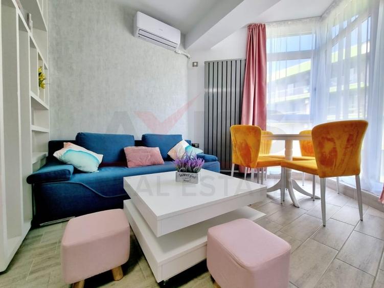 Garsonieră decomandată, mobilată în Mamaia-Sat