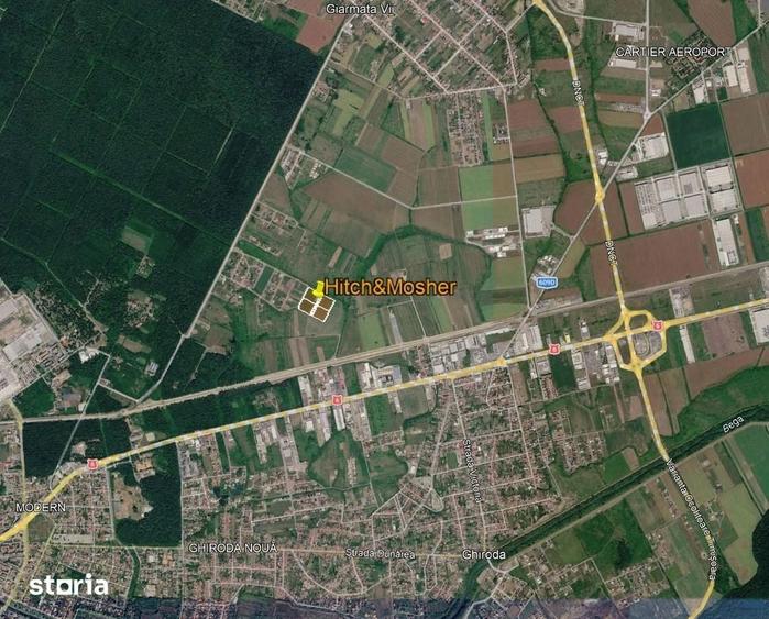 Teren de 84174 mp, în Ghiroda