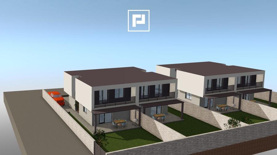 Duplex cu 4 camere cu Canalizare în Giarmata