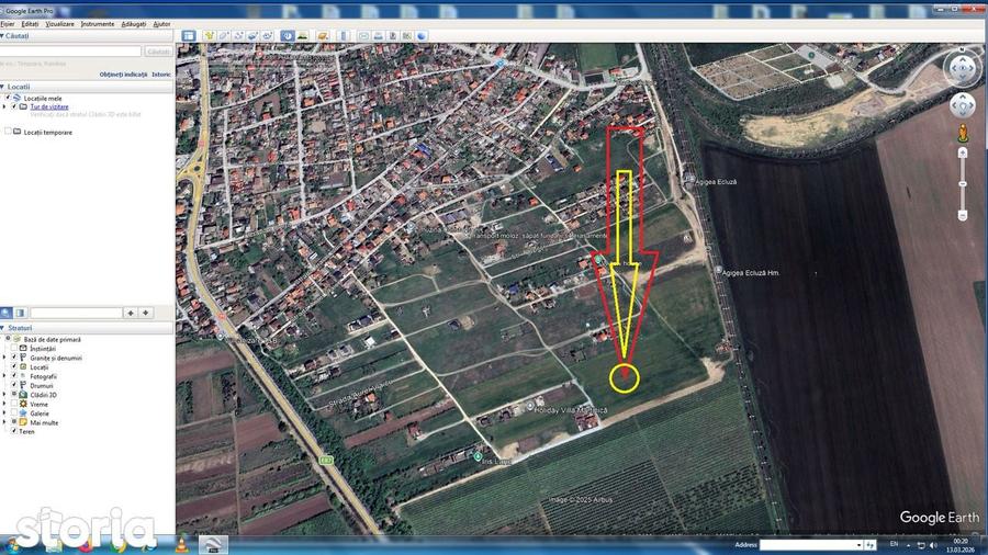 Teren de 1000 mp, în Agigea