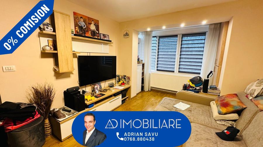 Apartament cu 3 camere semidecomandat în Central