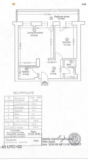 Apartament cu 3 camere decomandat în Central