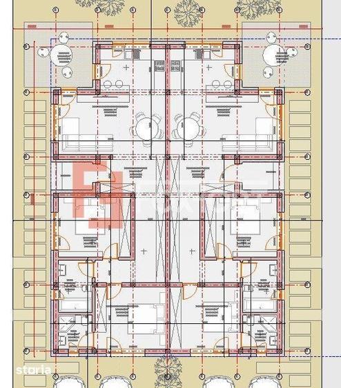 Duplex cu 3 camere si 2 bai - 76 mp utili - Bucovat - 10