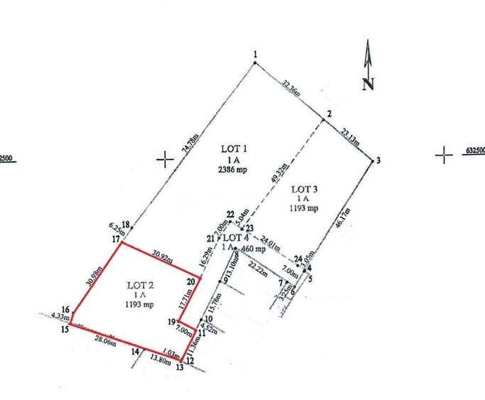 Teren Construcții intravilan de 1193 mp, în Holboca