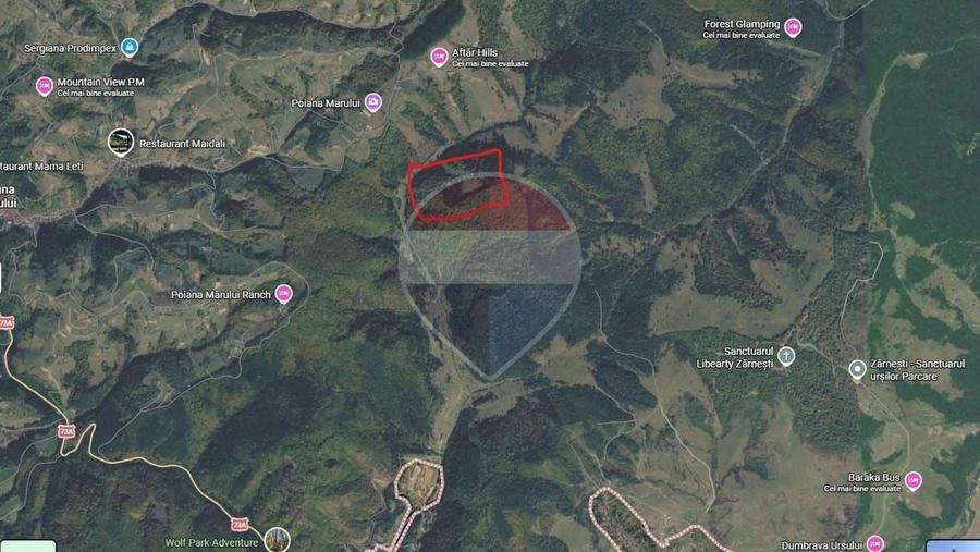 Teren agricol extravilan de 3906 mp, în Poiana Mărului