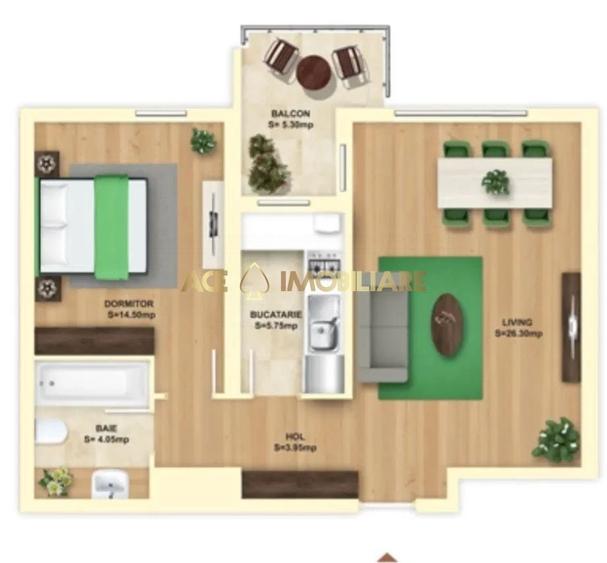 Apartament cu 2 camere în Pantelimon