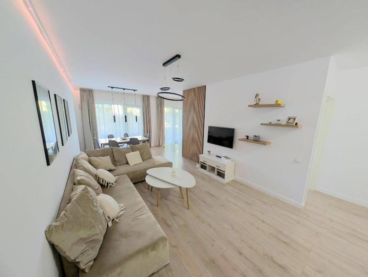 Apartament nou cu 3 camere decomandate, 84mp, superfinisat, mobilat si utilat, 2 bai si 2 balcoane, - 3