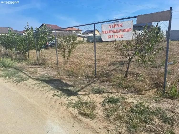Teren de 500 mp, în Exterior Vest