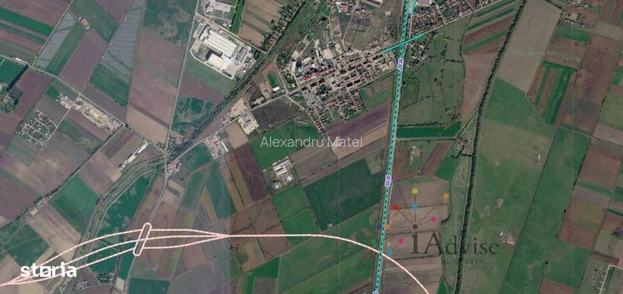 Teren intravilan agricol 65.000 mp in Bod, ideal pentru investitie
