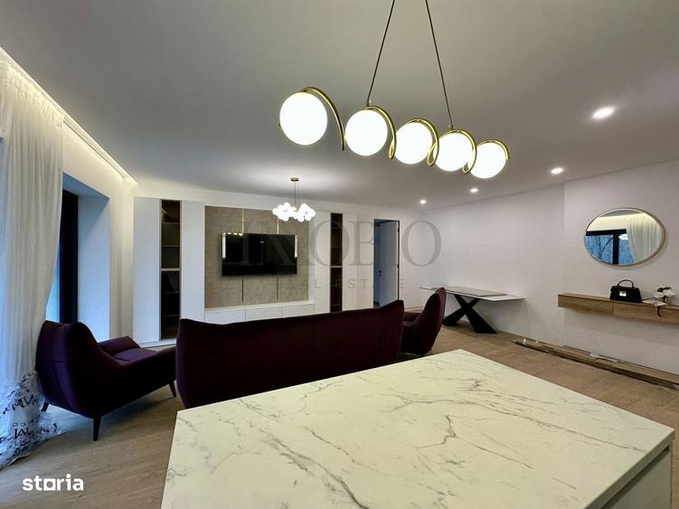Apartament cu 4 camere, mobilat în Băneasa