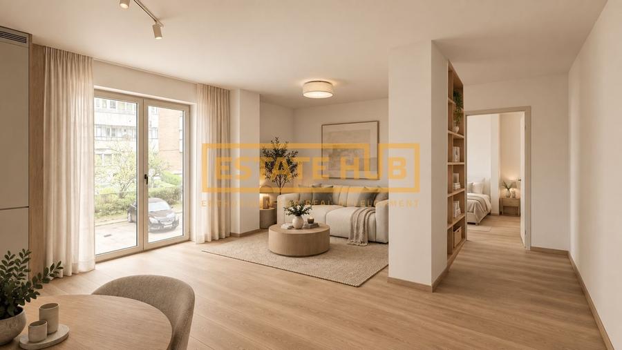 Apartament cu 2 camere semidecomandat în Mărăști