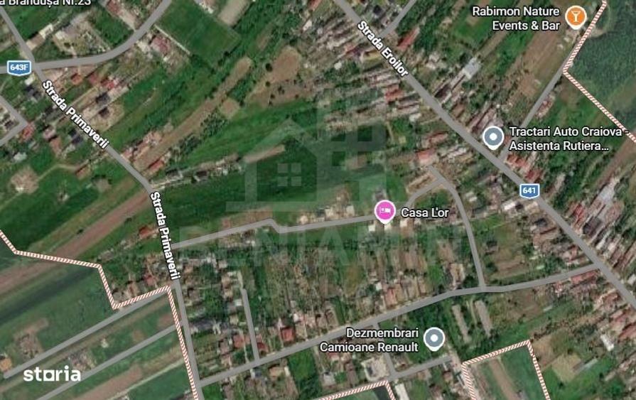 Teren intravilan Ghercesti 526mp-curent-apa-gaze-strada 11m latime - 2