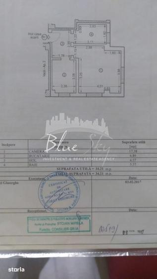 Garsonieră decomandată în Central