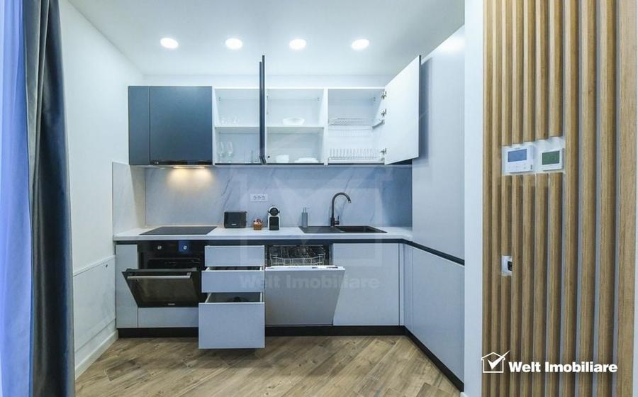 Apartament cu 2 camere semidecomandat, mobilat în Central