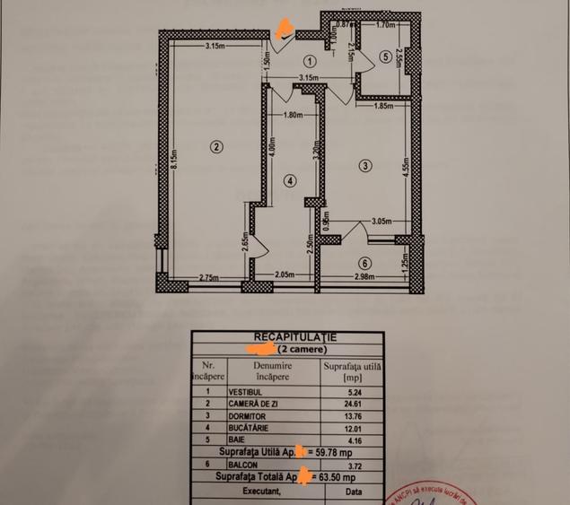 Apartament cu 2 camere decomandat, mobilat în Popești-Leordeni