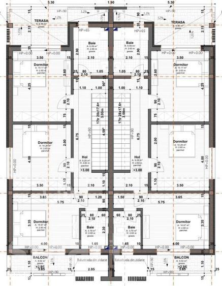 Teren cu autorizatie de construire de vanzare pentru duplex Chinteni p - 7